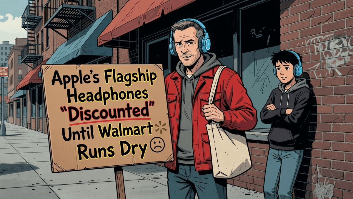 Apple's Flagship Headphones 'Discounted' Until Walmart Runs Dry
