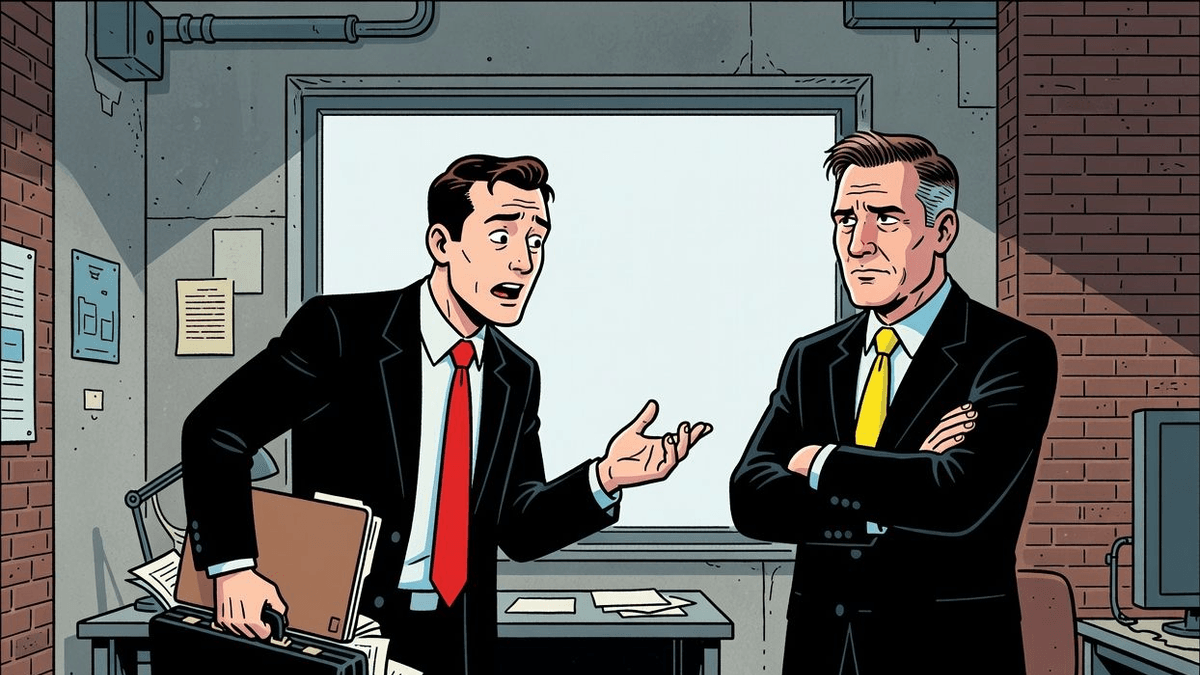 Starmer's Hard-Edged Defence: Justifies Spending As Secretary Bails — Politics satirical illustration by Roast Station